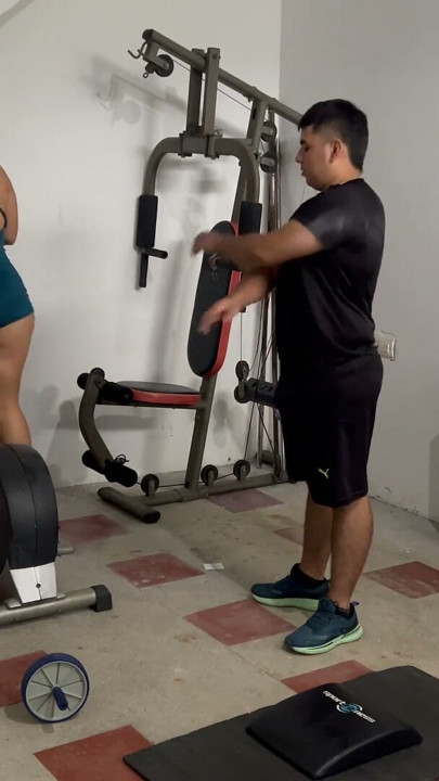 There was no one else in the gym, so they gave in to temptations | Clip 1