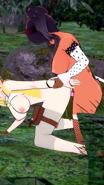 Spectacular moment from "Ryza get fucked by a cow Girl Futa"