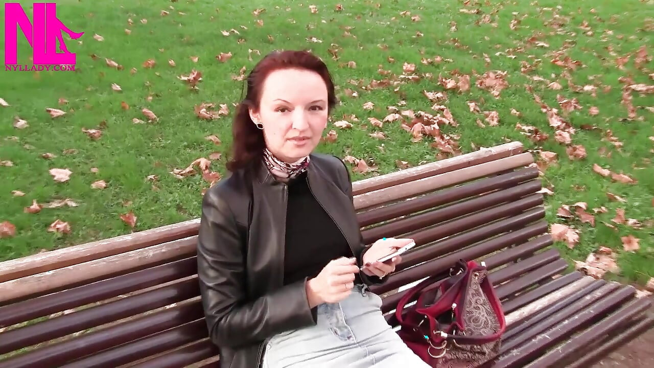 Dangling in Black Patent Pumps in the Park