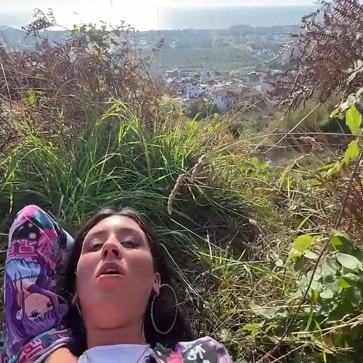 Caught a Pissing Girl and Took Her to the Mountains to Fuck