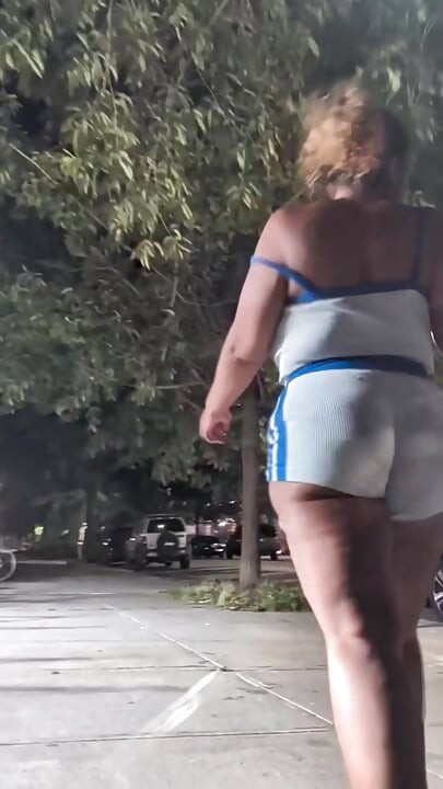 Bow Legged Walk Thick Legs Tease Natural Fat Ass Puerto Rican Boricua Mami