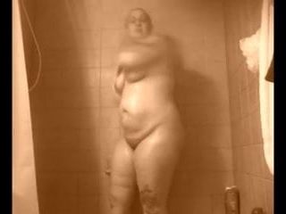 amatir mandi wanita gemuk