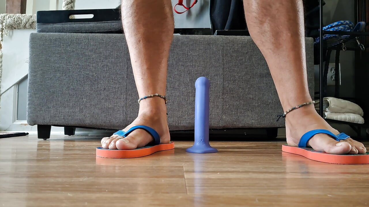 Riding my girlfriend's dildo until I can't take it anymore