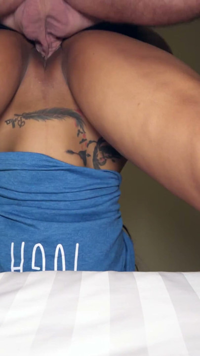 Bubble butt Thai amateur MILF wife homemade video of a POV fuck | Clip 2