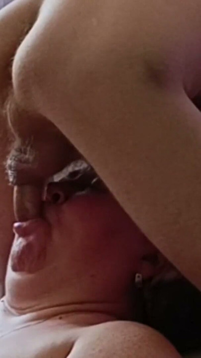 He sat on his stepmom's face fucked in her mouth and filled it with cum | Clip 2