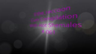 Kompilacja spermy z gorącymi shemales # 061