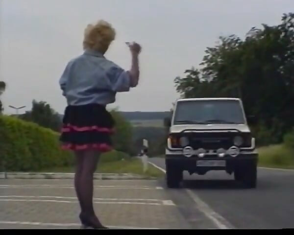Blonde German Slut Didn't Need Just a Ride