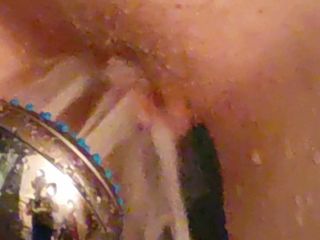 Close-up shower pussy orgasm