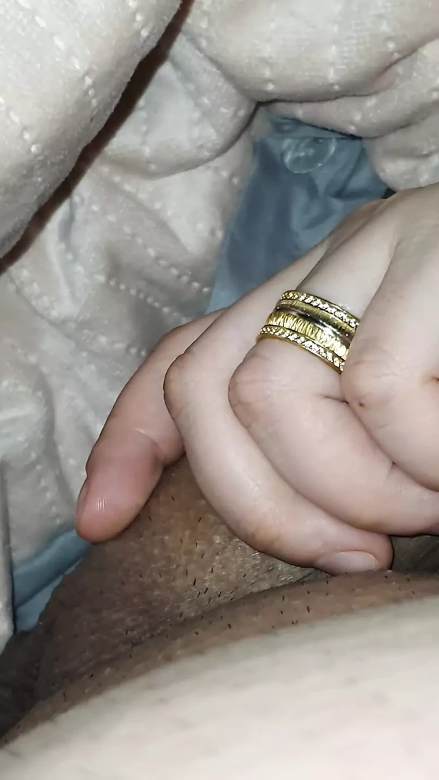 Top Big Cock Handjob by step mom