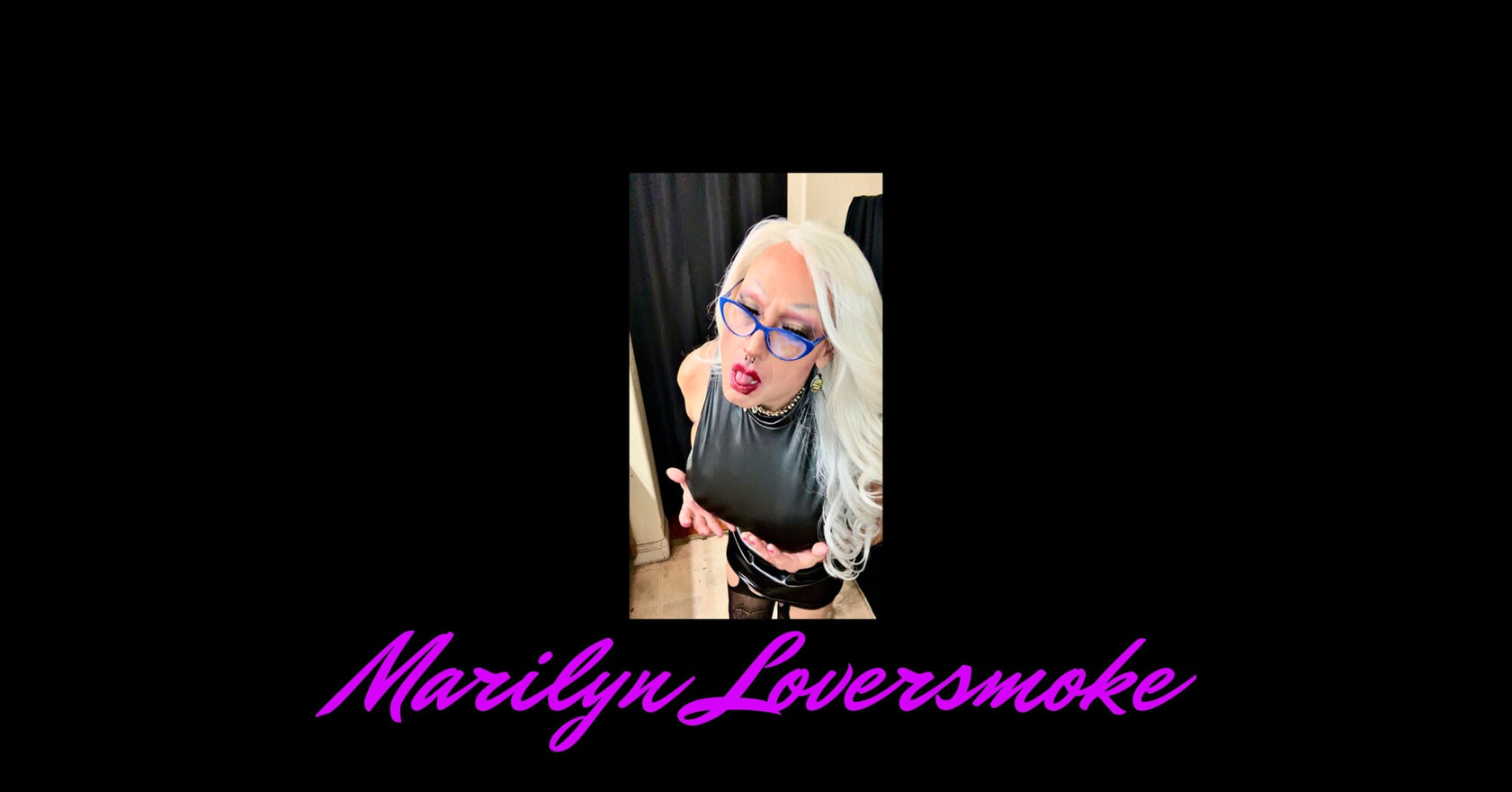 Marilyn getting ready with model moves.