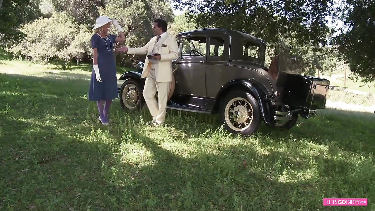 Donna perfetta in un picnic