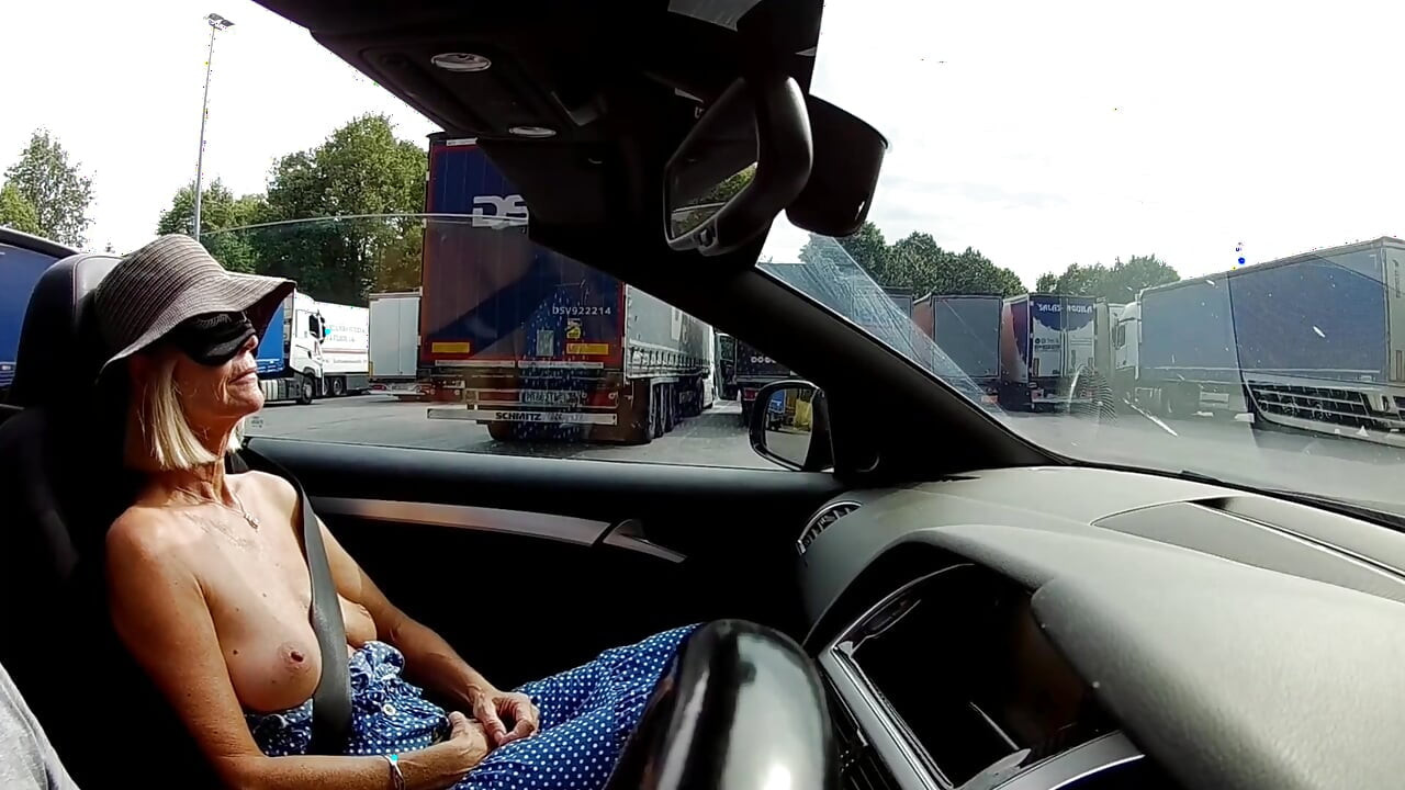 Titty Tuesday Blindfold Truck Stop Fun