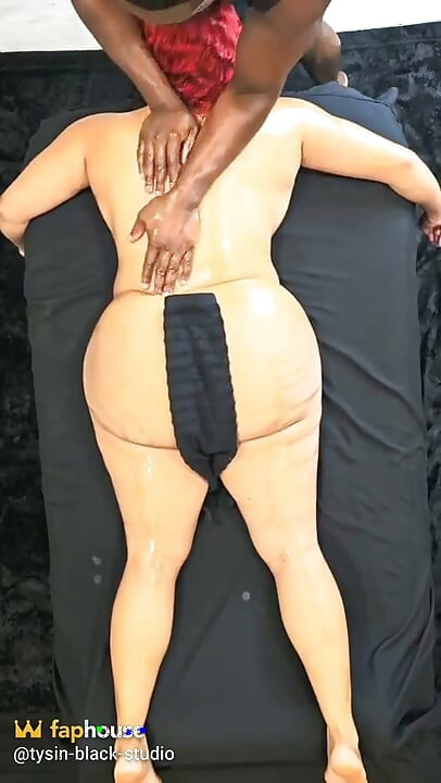 Hot Ebony Massage