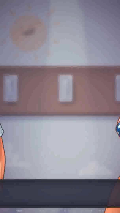 Emotional moment from "Summertime Saga: College Boobs Competition At The Beach-Ep204"