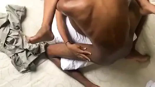 Teen couple having sex