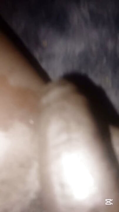 Cum Flowing off This Huge Black Allover the Follow