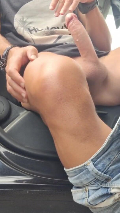 Public Car Wank – Got Super Horny and Had to Stroke My Cock Outside | Clip 1