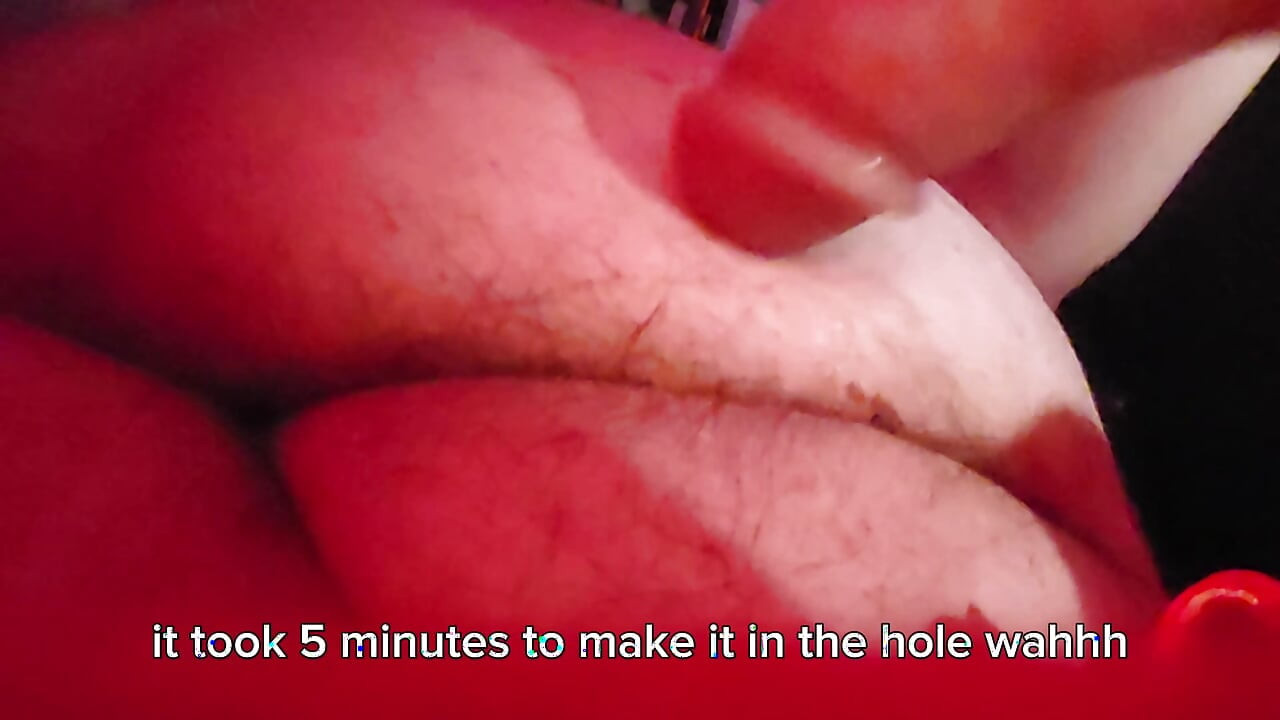 stretch my asshole with a big dildo!