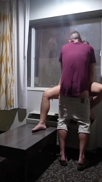 Unforgettable moment from "Pregnant Sex with Door and Window Open at Hotel"
