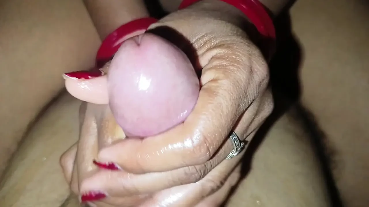 The wife applied oil on the penis and inserted it into her vagina.