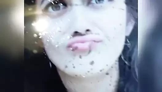 Urvi Singh Nasty Bich Cum and Spit tribute