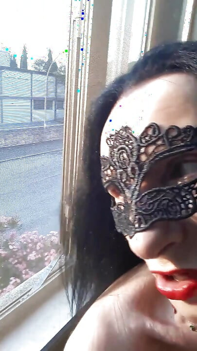 In Front of the Window with the Window Open