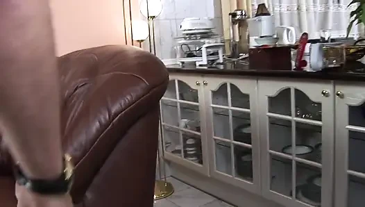 Self-sucking Shemale Dripping Thick Cum After Anal Pound