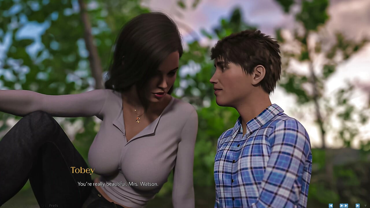 Awam-style Game - Being a Wife (v1.220p) - P4 - Stepmom Christine Pretends She Doesn't Notice as Her Stepson Cums All Over Her
