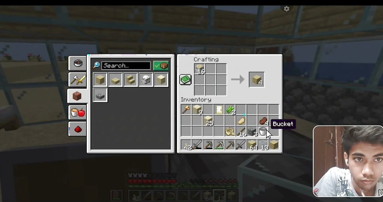 First time build in Minecraft