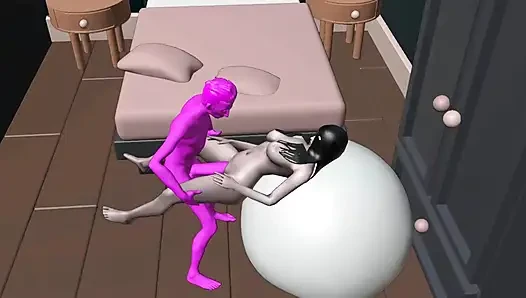 Animasi 3D Terbaru - lingkungan seks dewasa 3d yang didorong
