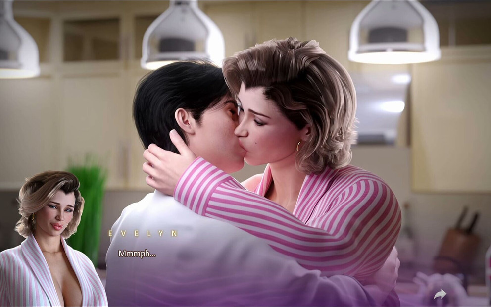 Kissing His Beautiful Sexy MILF Landlady Then She Shows Her Perfect MILF BBW Body - Apocalust Chapter 09 03 3D Porn Game