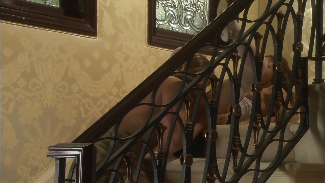 Longhaired lover fuck his wife in his own house