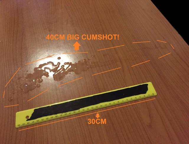 MY BIG CUMSHOT ''40CM''!!!