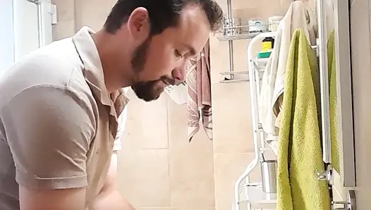 Romanian gay man Daeros is approached by his neighbour and he take it.
