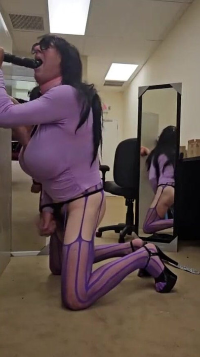 Jaw-dropping moment from "DeeDeeSlut69 Horny at the office"