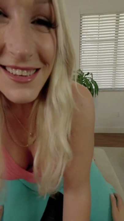 Big Ass Blonde Stepmom Gets Seduced by Stepson | Clip 1