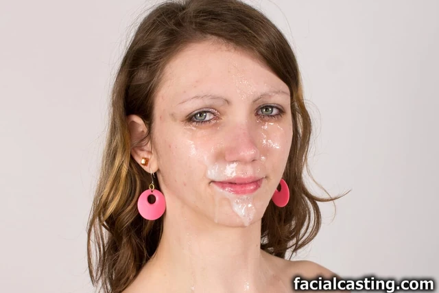 18 y.o. tries big cock and gets massive facial