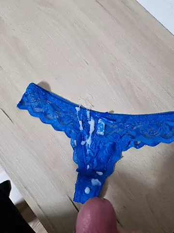Cum on Girls Blue Panties