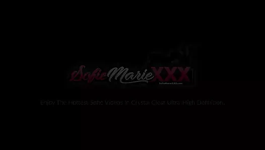 Naughty cougar Sofie Marie double penetrated in threesome