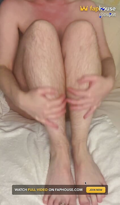 Cspot Rubs Lotion on Their Feet
