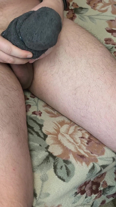 Homemade Sock & Glove Stroker - Multiple Positions to Deep Creampie Finish
