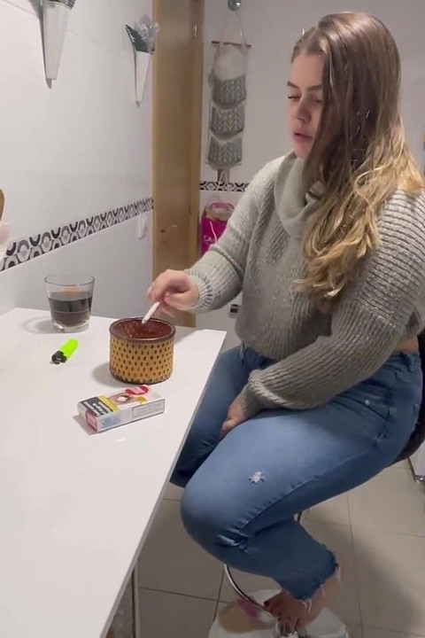 Smoking in kitchen