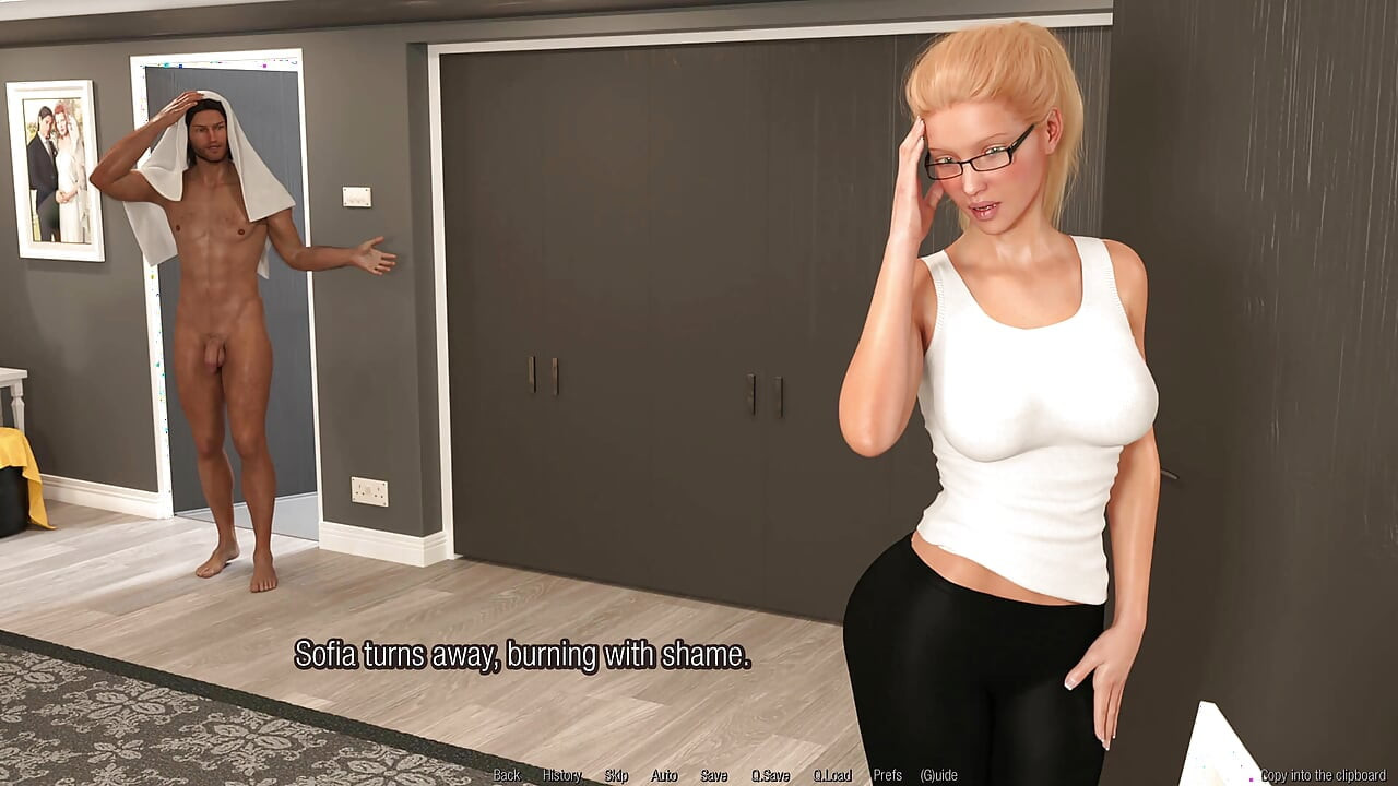 Vreemdgaande Sofia en Geheime zaken - dag 8: corruptie lvl 4 - voortdurend verlangen naar pikken, zelfs de pik van haar lesbische minnaar