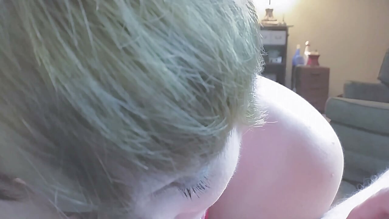 Big Tit Blonde MILF Caught Masturbating