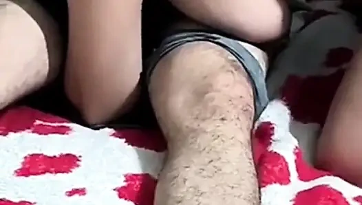 Showing My Dirty Feet to the Cam While Getting Creampied by My Black Bull