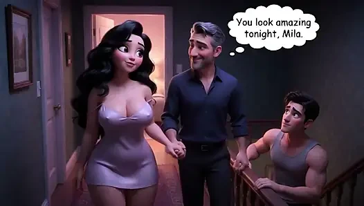 Üvey Annenin Hafta Sonları Plaj Kulübesindeki Gizli Aşkı (Ai tarafından üretilmiştir)