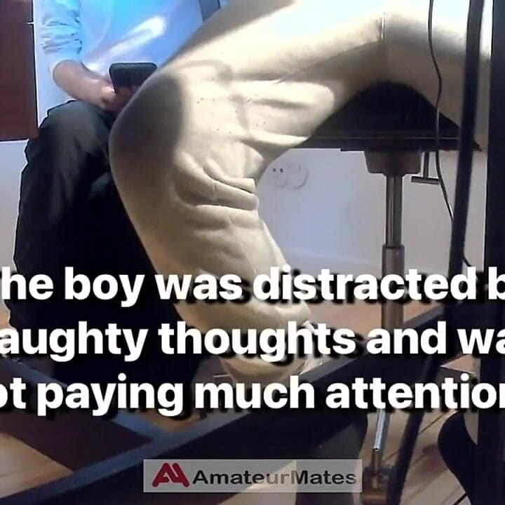 Short Version - Horny Boy Gets Spanked by Stepdad Who Gets Horny