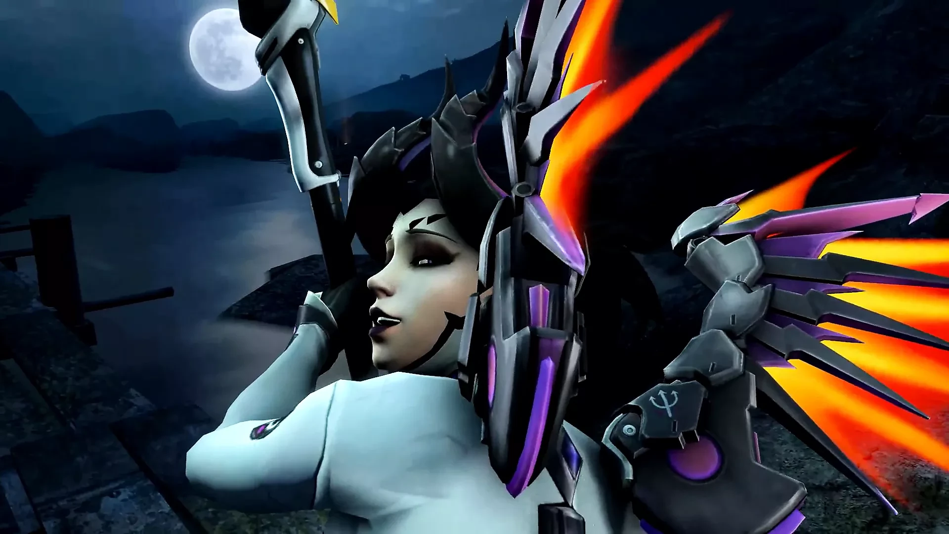 Pharah montando porno