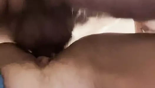 Stepson caught stepmom masturbating after which she was fucked and cummed