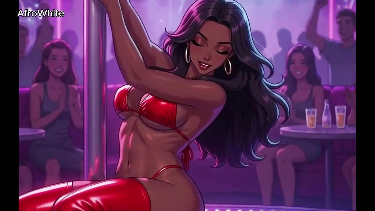 AI gegenereerde Hentai geanimeerde anime-cartoon van een honing grote borsten slanke Britse weelderige studente die haar crush rauw neukte, geen condoom